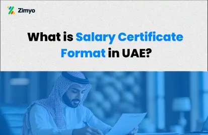 Salary Certificate Format in UAE