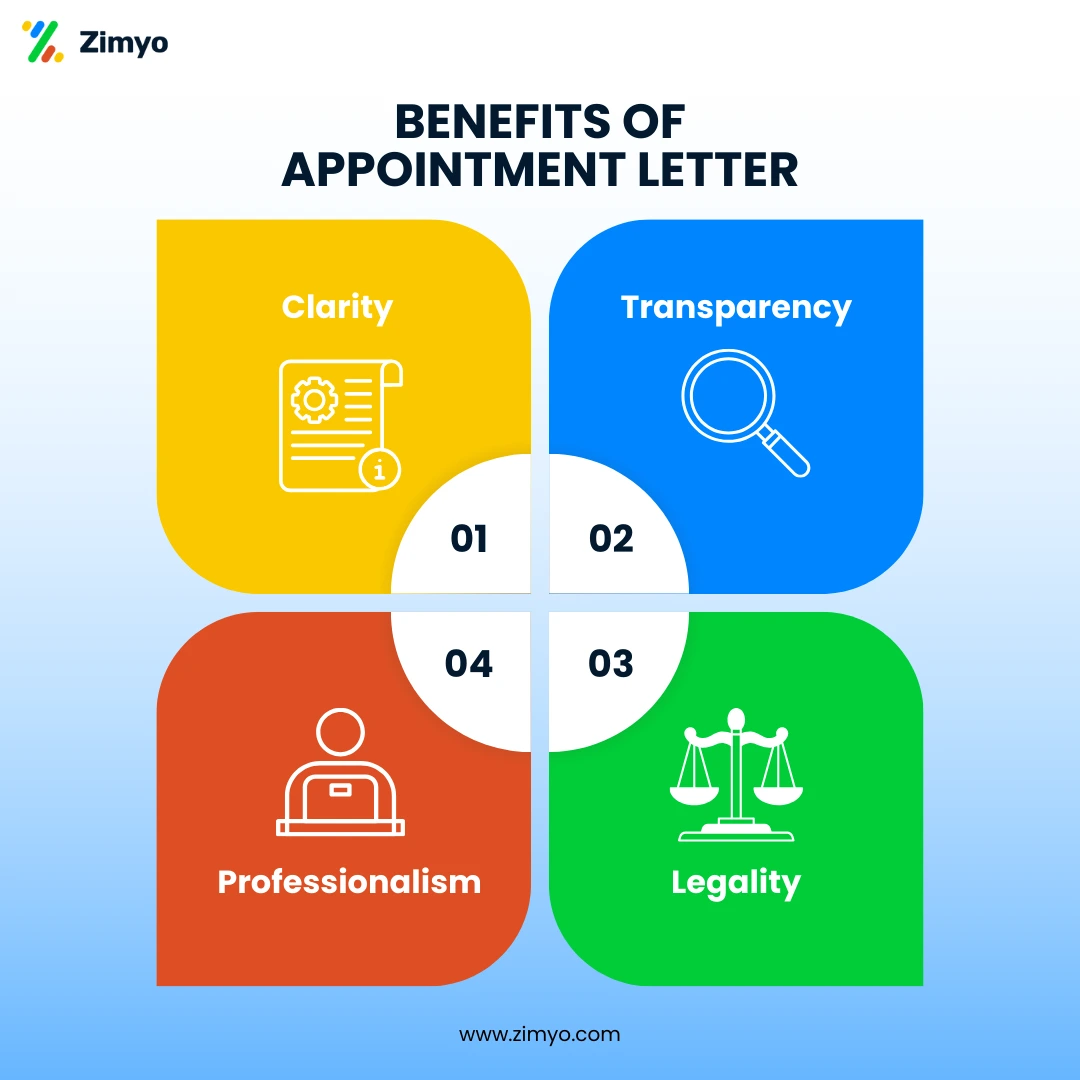 Benefits of Appointment Letter