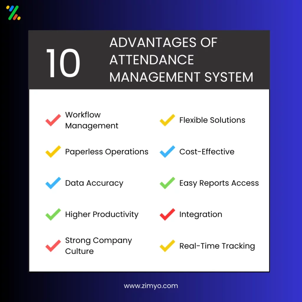 10 Advantages of Attendance Management System